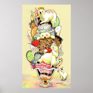 Polar Beer Sundae Dream Deluxe Poster