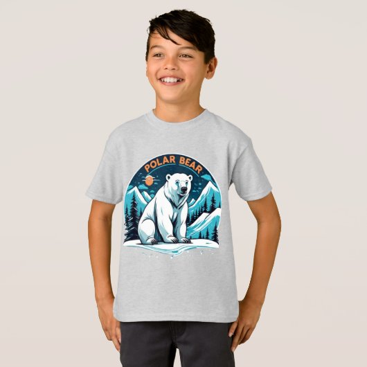 Polar beer T-shirt (Voorkant volledig)