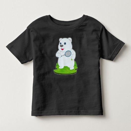 Polar beer Tennis racket Kinder Shirts (Voorkant)