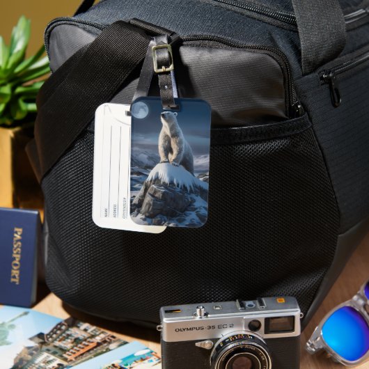 Polar Beer Top Frosty Heights Bagagelabel (Voorkant & Achterkant)