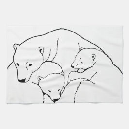 Polar Beer Towel moeder en Beer Tea Towel Theedoek