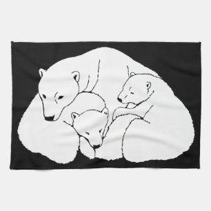 Polar Beer Towel moeder en Beer Tea Towel Theedoek