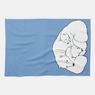 Polar Beer Towel moeder en Beer Tea Towel Theedoek