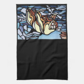 Polar Beer Towel Native Art Beer Tea Towel Gift Theedoek (Verticaal)