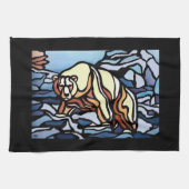 Polar Beer Towel Native Art Beer Tea Towel Gift Theedoek (Horizontaal)