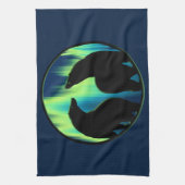 Polar Beer Towel Northern Lights Beer Tea Towel Theedoek (Verticaal)