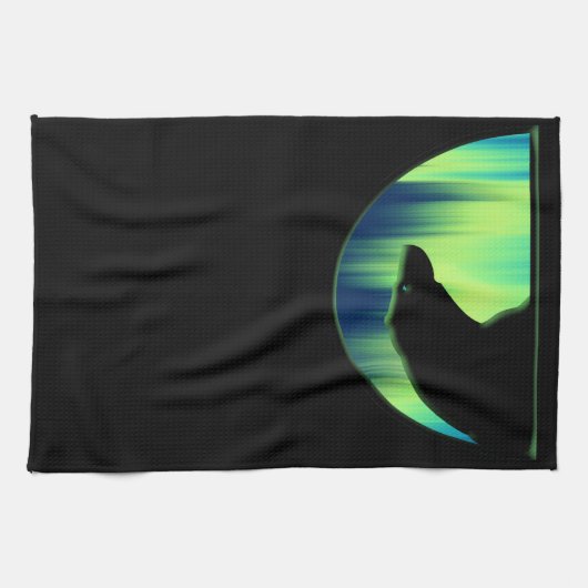Polar Beer Towel Northern Lights Beer Tea Towel Theedoek (Horizontaal)