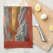 Polar Beer Towel Polar Beer Art Tea Towel Gift Theedoek (Quarter Fold)