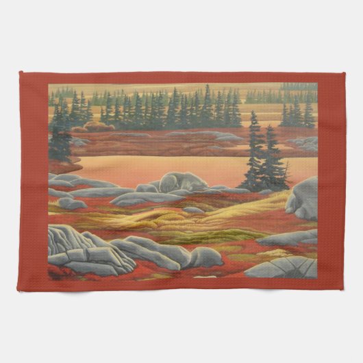 Polar Beer Towel Polar Beer Art Tea Towel Gift Theedoek (Horizontaal)