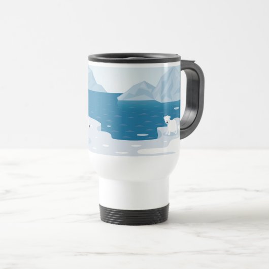 Polar Beer Travel Mug Reisbeker (Voorkant rechts)