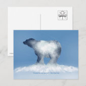 Polar Beer Trui Weer Ansichtkaart Feestdagenkaart (Voorkant / Achterkant)