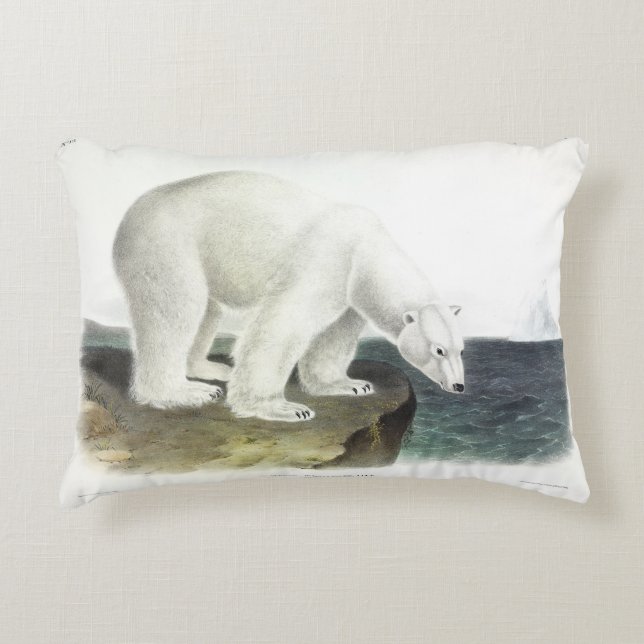 Polar Beer (Ursus maritimus), viervoeters van Audu Accent Kussen (Voorkant)