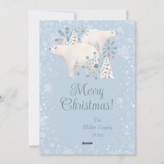 Polar Beer Vakantie Kaart (Achterkant)