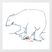 Polar Beer venster vastklampen Raamsticker (Vel)