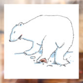 Polar Beer venster vastklampen Raamsticker (Vel 2)