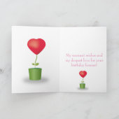 Polar Beer Verjaardagsballonnen Kaart (Binnen)