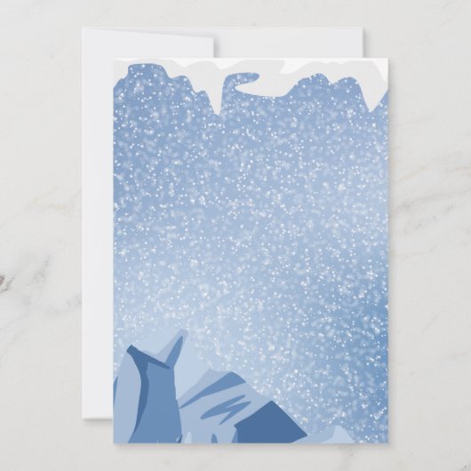 Polar Beer Verjaardagsuitnodiging Kaart (Achterkant)