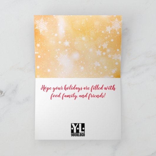 polar beer vis catering chef-kok restaurant Kerst Feestdagen Kaart (Binnen)