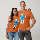 Polar beer Voetballer Voetbal T-shirt (Unisex)