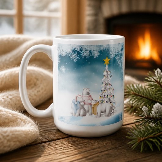 Polar Beer Vrolijk Kerstmis Koffie Mok