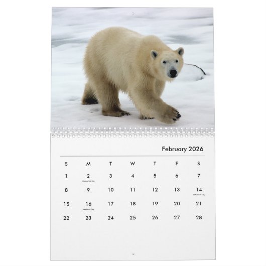 Polar Beer Wall Agenda Kalender (Feb 2026)