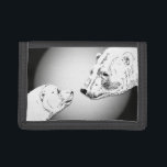 Polar Beer Wallet Baby Art Wallet Giften Drievoud Portemonnee<br><div class="desc">Beer Kunst Wallet Gepersonaliseerd Wildleven Kunstportefeuilles Billfolds Gifts Beer Moeder & Kut Beer Gifts Polar Beer Art Accessoires & Keepsakes Stylish White Beer Art Wallets Arctic Beer Gifts for Men, Women, Kinder prachtige Canadese polaire Beer Moeder & Cub Art Wallets Klik op "Aanpassen" om tekst toe te voegen, Lettertype en...</div>