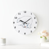 Polar Beer wandklok (Huis)