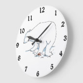 Polar Beer wandklok (Hoek)