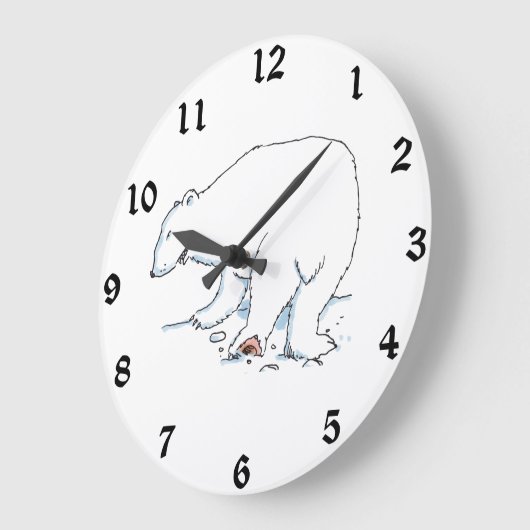 Polar Beer wandklok (Hoek)