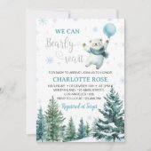 Polar Beer We kunnen nauwelijks wachten op Baby sh Kaart (Voorkant)