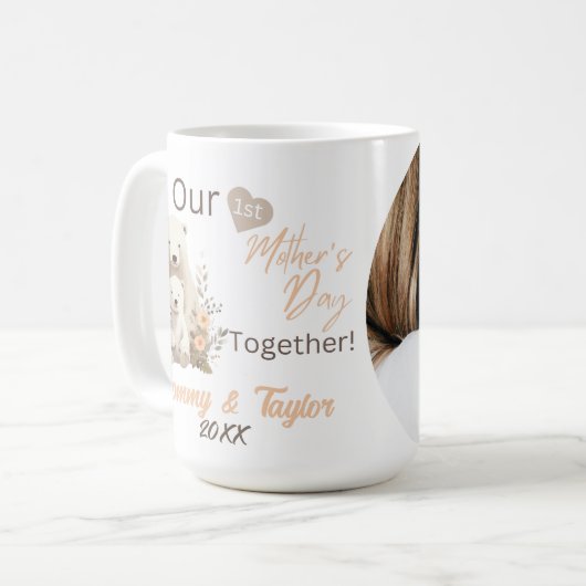 Polar beer & welp, onze eerste Moederdag samen Koffiemok (Voorkant links)