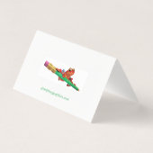 Polar beer & welpen schattig vouwen kerstkaart kaart (Achterkant)