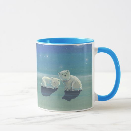 Polar Beer Welpen Vakantie Mok (Rechts)
