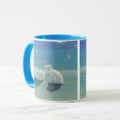 Polar Beer Welpen Vakantie Mok (Voorkant links)
