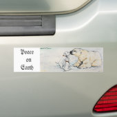 Polar Beer Westies Bumpersticker (Op auto)