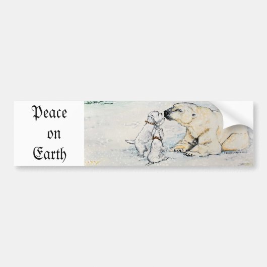 Polar Beer Westies Bumpersticker (Voorkant)