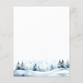 Polar beer winter baby shower budget uitnodiging (Achterkant)