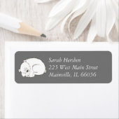 Polar Beer Winter Baby shower Etiket (Insitu)