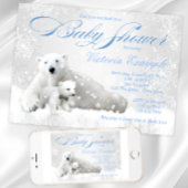 Polar Beer Winter Baby Shower Uitnodiging