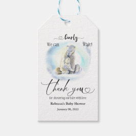 Polar Beer Winter Barly Wait Baby shower Favor Cadeaulabel