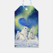 Polar Beer Winter Barly Wait Baby shower Favor Cadeaulabel (Achterkant)