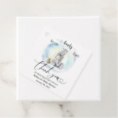 Polar Beer Winter Barly Wait Baby shower Gift Bedankjes Labels (In situ)