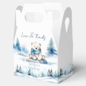 Polar beer winter bearly wacht baby shower bedankdoosjes (Geopend)