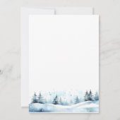 Polar beer winter bearly wacht baby shower kaart (Achterkant)