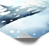 Polar beer winter bearly wachten baby shower welko poster (Hoek)