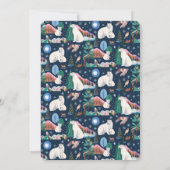 Polar Beer Winter Bearly Wait Baby shower Kaart (Achterkant)