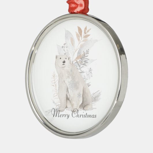 Polar Beer Winter Greenery Ornament (Links)