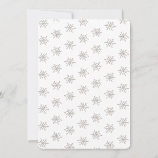 Polar Beer Winter Onederland Foto bl 1e Verjaardag Kaart (Achterkant)