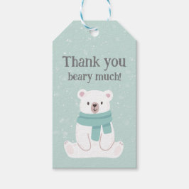 Polar Beer Winter Onederland Hartelijk dank Cadeaulabel