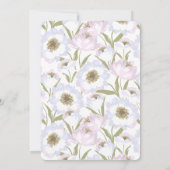 Polar Beer Winter Onederland Meisje 1e Verjaardag Kaart (Achterkant)